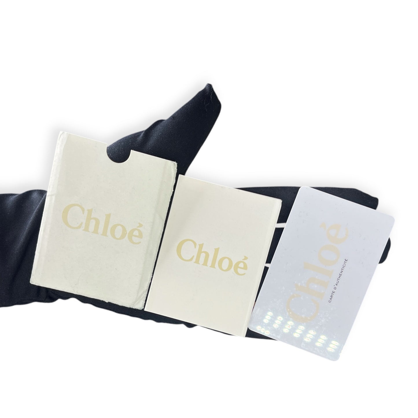 CHLOE PADDINGTON BLACK LEATHER BAG