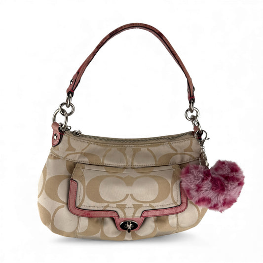 COACH SIGNATURE POPPY GROOVY 2WAY BAG
