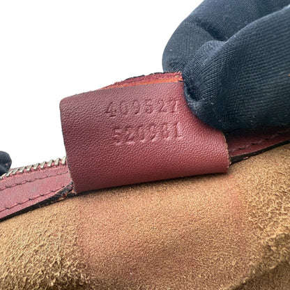 GUCCI GG SUPREME FLORAL BOSTON BAG