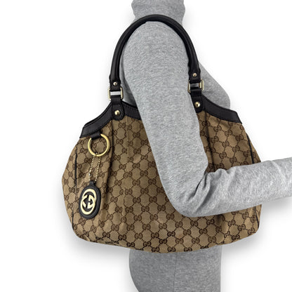 GUCCI MONOGRAM ABBEY BAG 