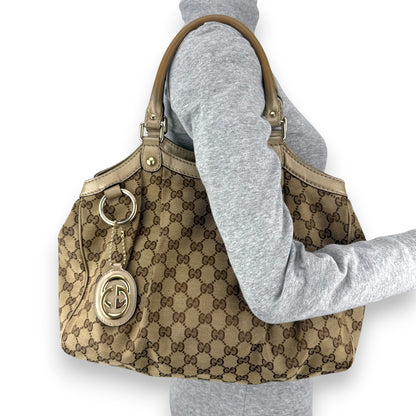 GUCCI MONOGRAM ABBEY BAG 