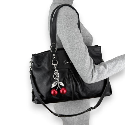 COACH ASHLEY LEATHER SATCHEL BAG