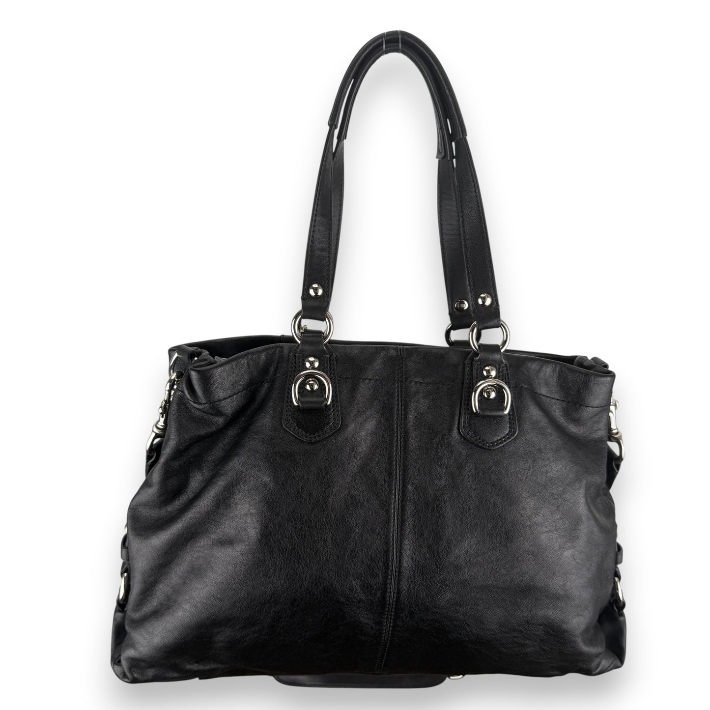 COACH ASHLEY LEATHER SATCHEL BAG