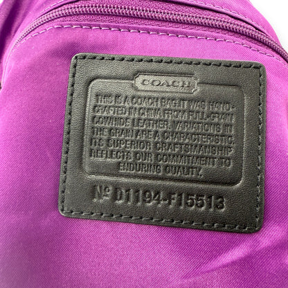 COACH ASHLEY LEATHER SATCHEL BAG