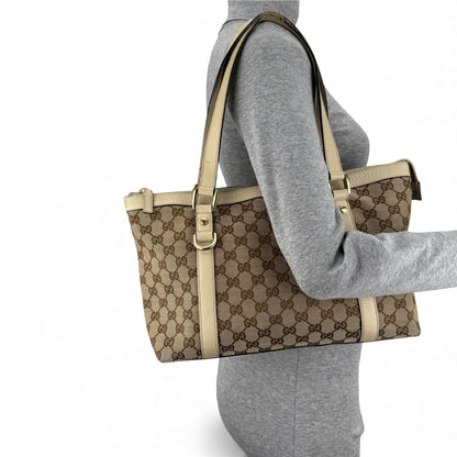 GUCCI  MONOGRAM ABBEY BAG