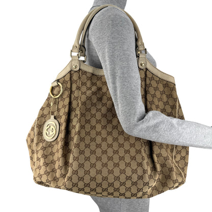 GUCCI GG LARGE SUKEY TOTE BAG
