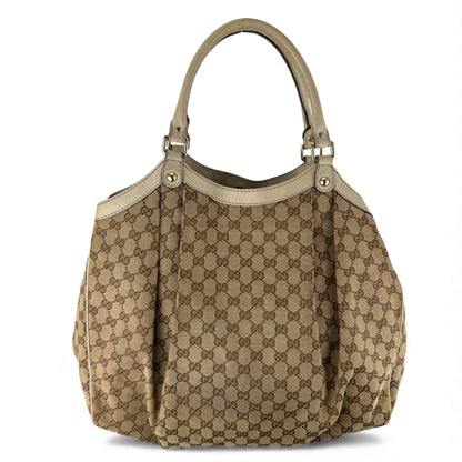 GUCCI GG LARGE SUKEY TOTE BAG