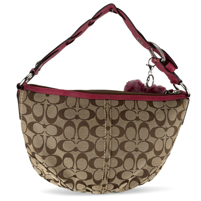 COACH SIGNATURE JACQUARD SHOULDER BAG
