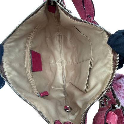 COACH SIGNATURE JACQUARD SHOULDER BAG