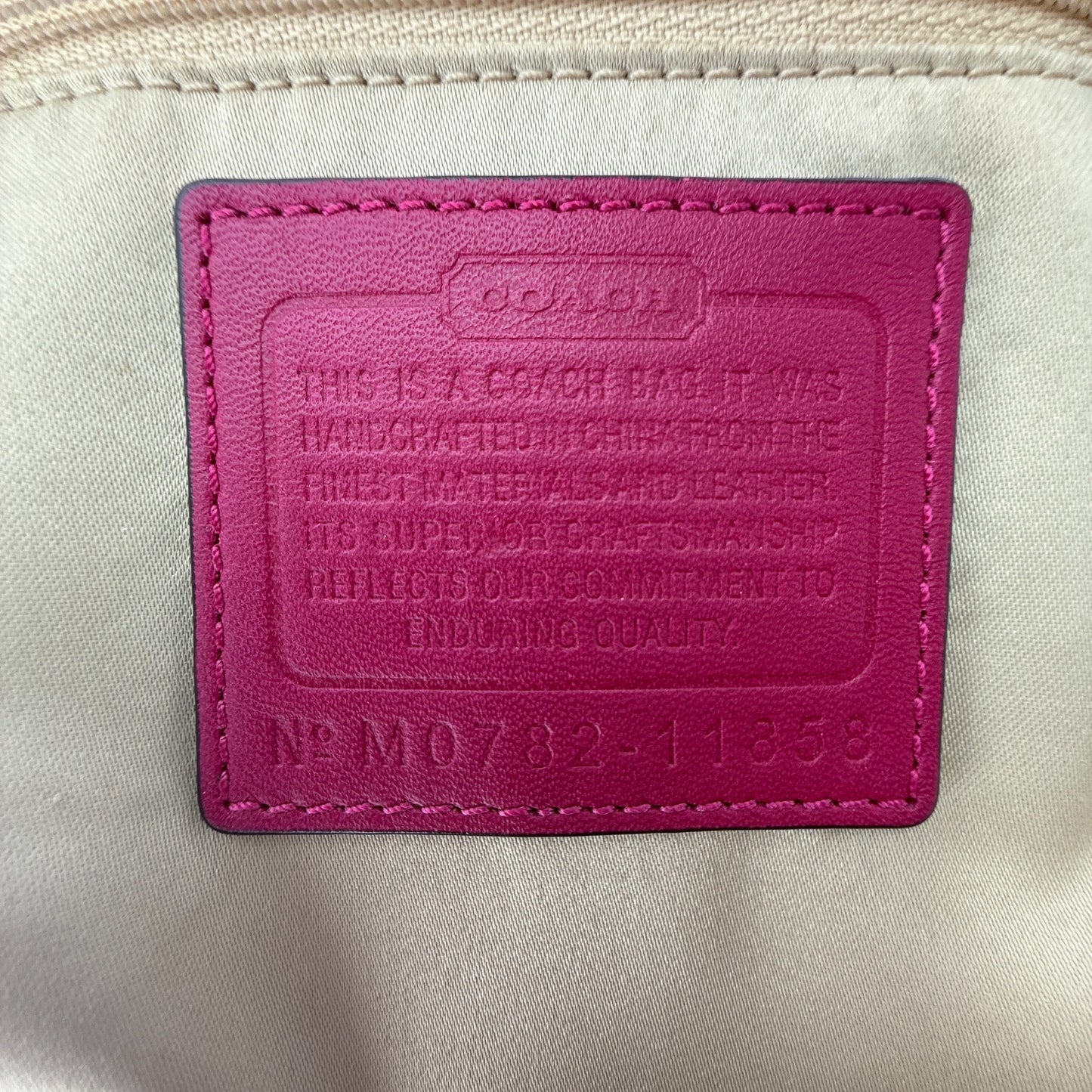 COACH SIGNATURE JACQUARD SHOULDER BAG