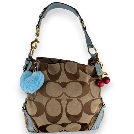 COACH SOHO PLEATED SIGNATURE TOTE 