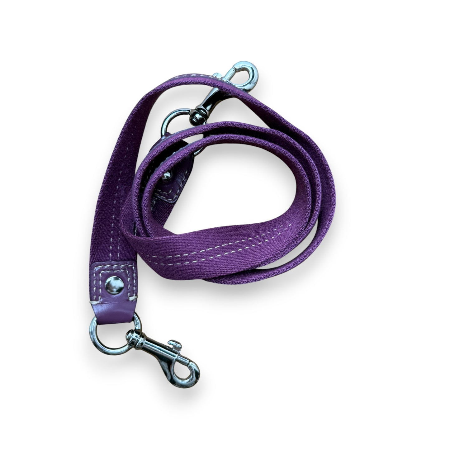 COACH SIGNATURE JACQUARD PURPLE STRIPE BAG