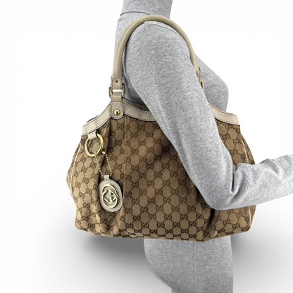 GUCCI GG MEDIUM SUKEY TOTE BAG