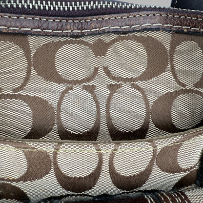 COACH HAMPTONS TURNLOCK SATCHEL BAG