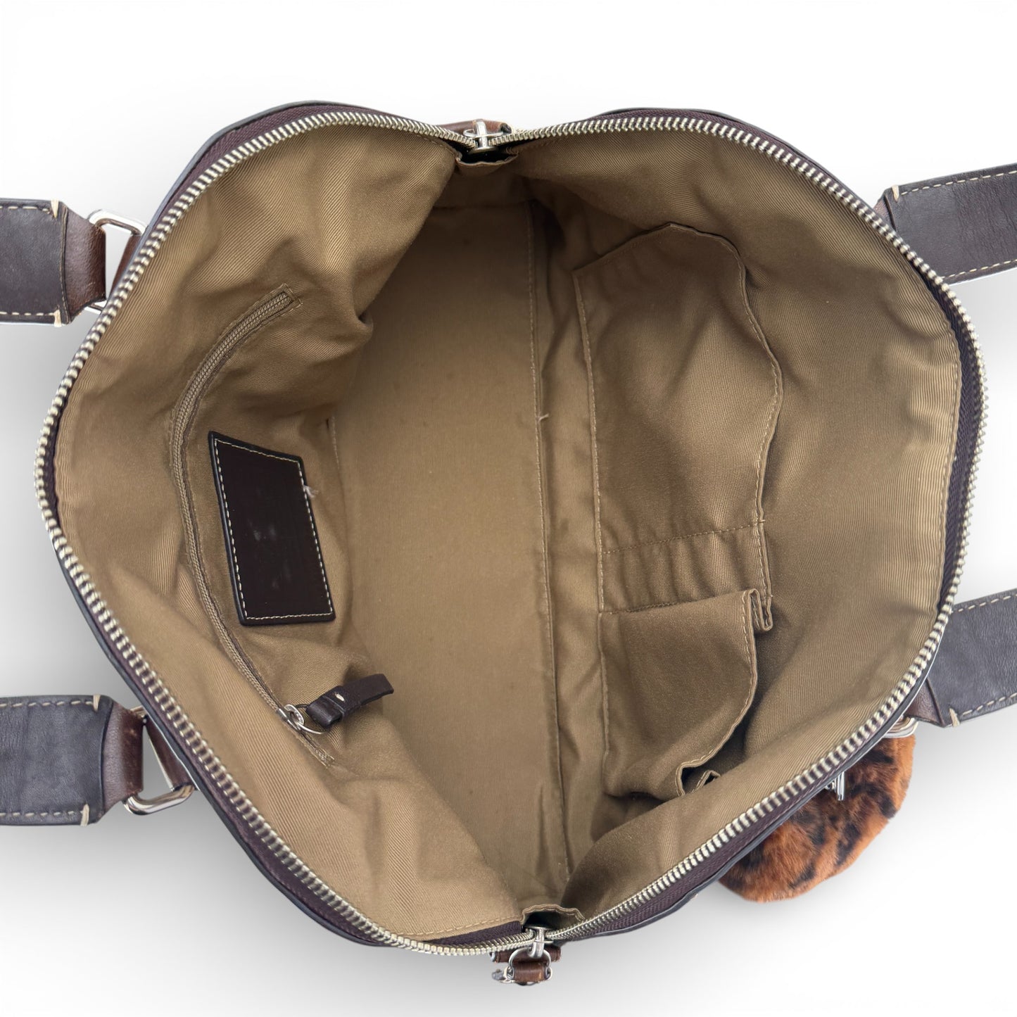 COACH HAMPTONS TURNLOCK SATCHEL BAG