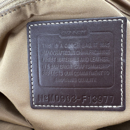 COACH HAMPTONS TURNLOCK SATCHEL BAG