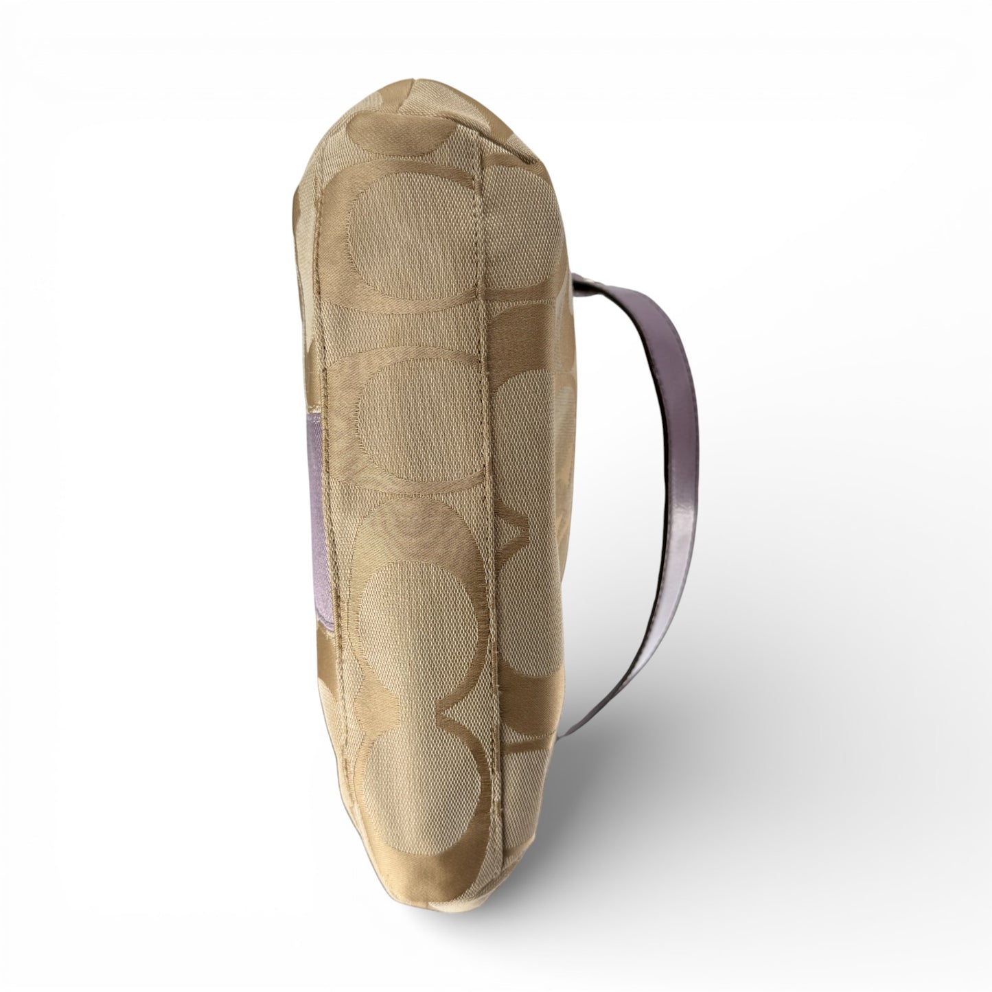 COACH SIGNATURE LILAC JACQUARD STRIPE BAG