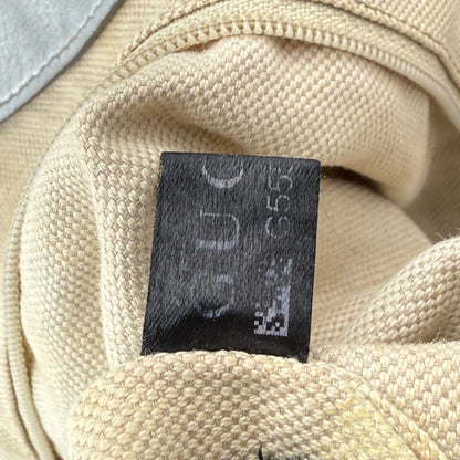 GUCCI GG LARGE SUKEY TOTE BAG SILVER