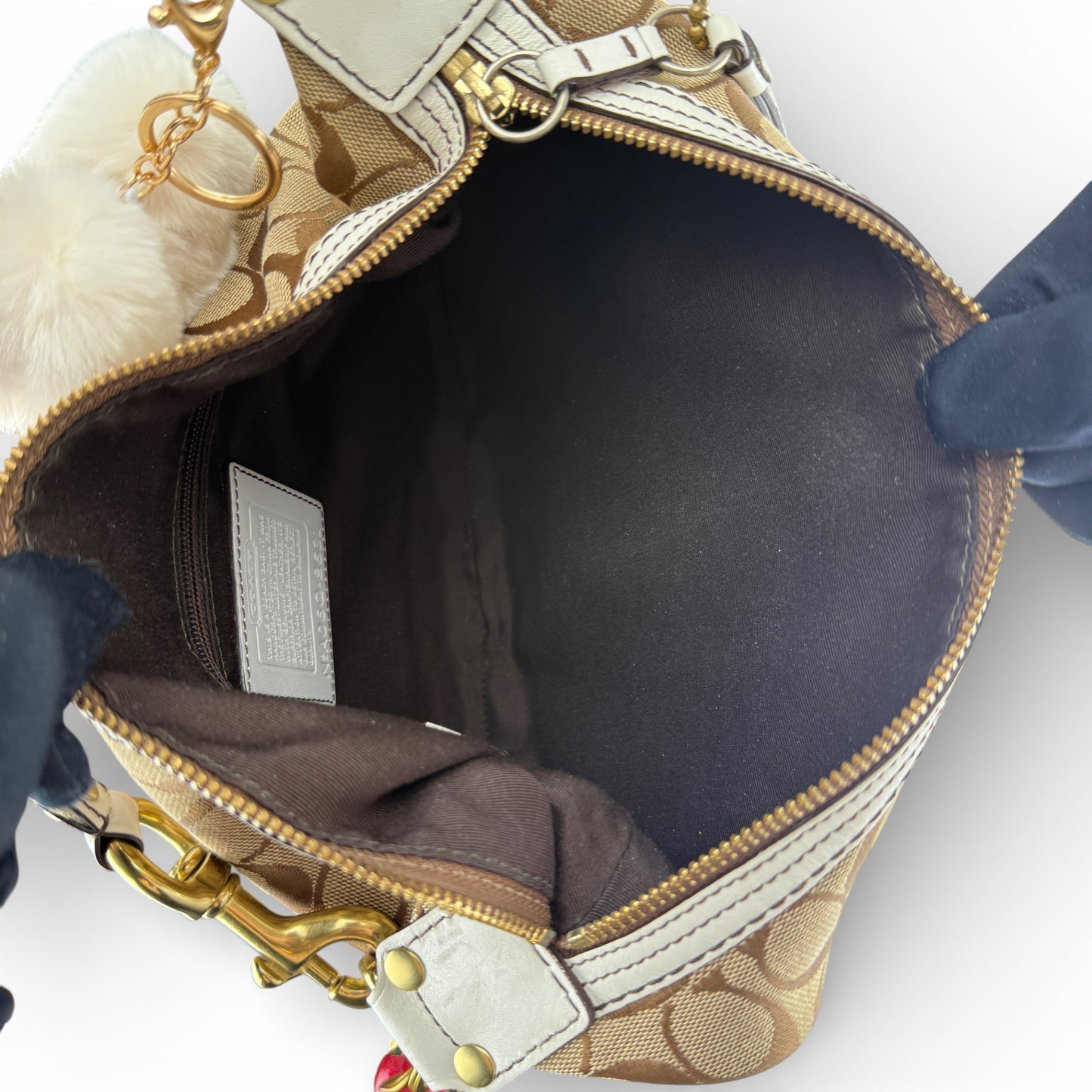 COACH SIGNATURE HOBO BAG