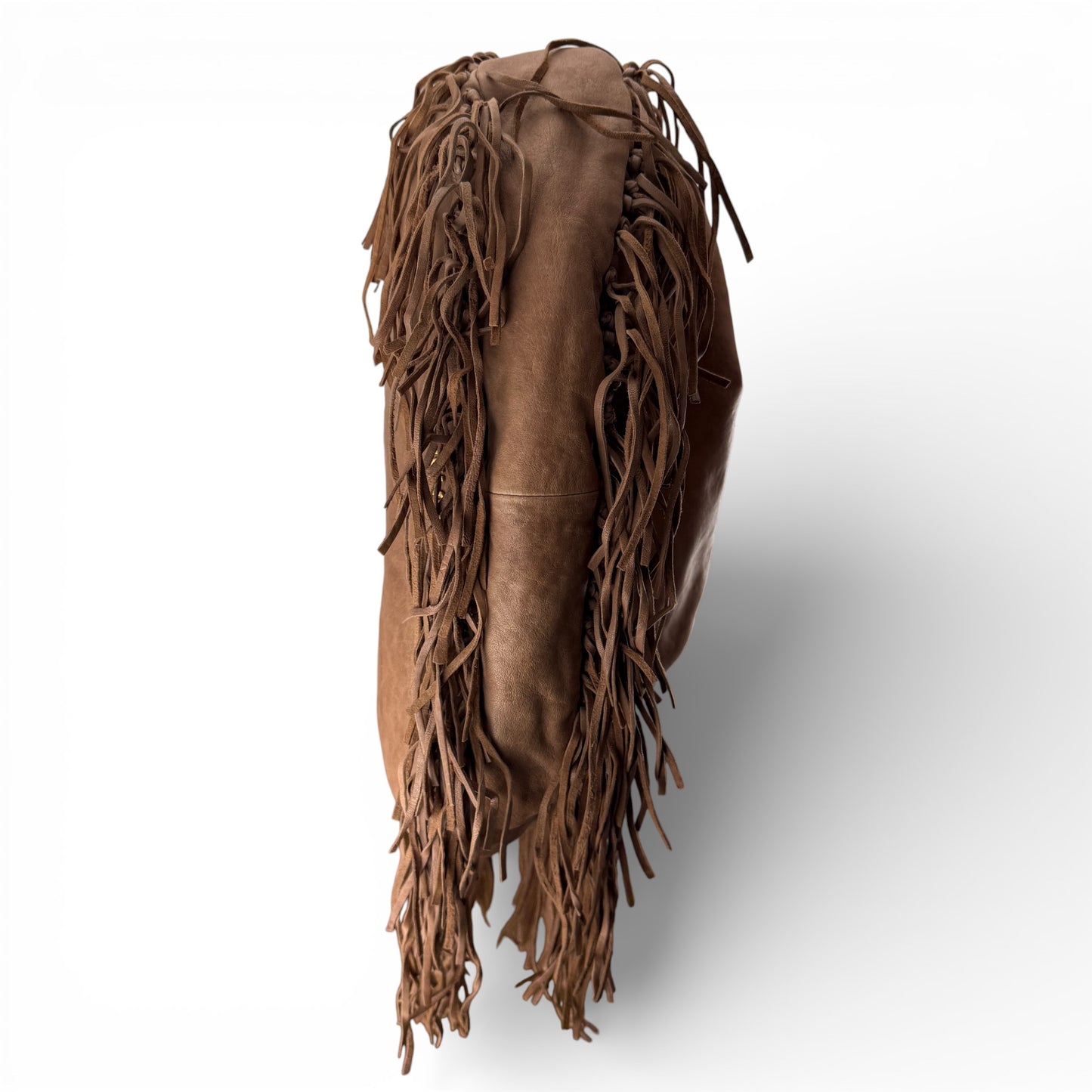 MIU MIU FRINGED HOBO BAG NAPPA AVIATOR