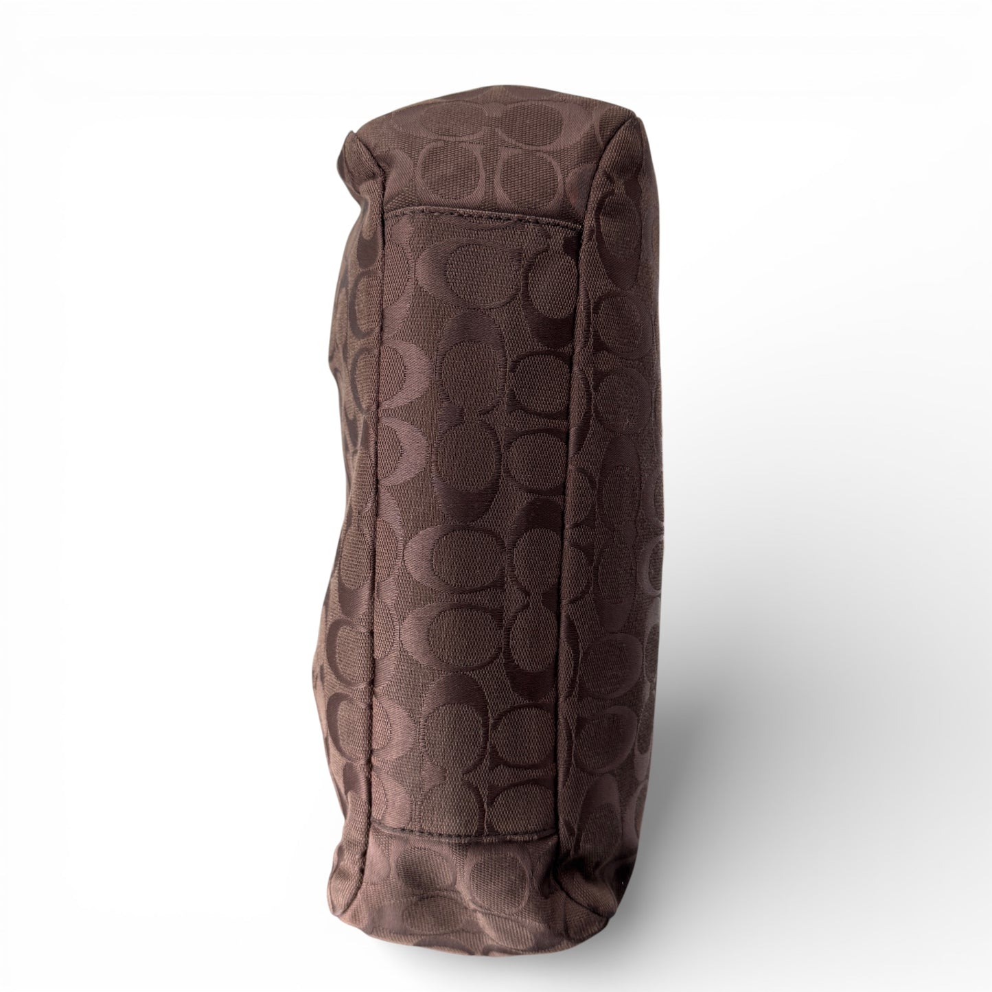 COACH SIGNATURE TOTE BAG BROWN