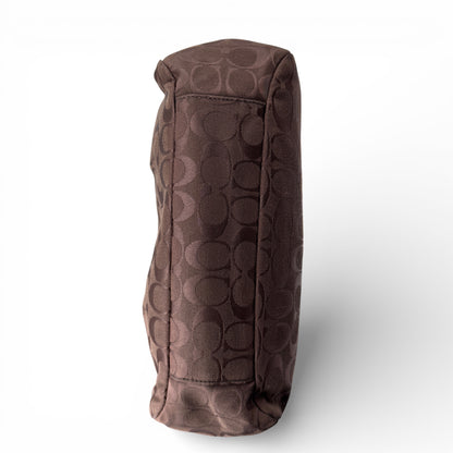 COACH SIGNATURE TOTE BAG BROWN