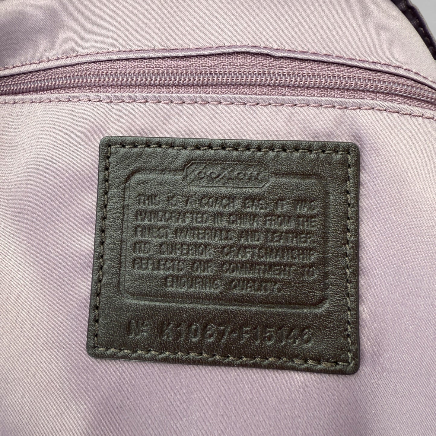 COACH SIGNATURE TOTE BAG BROWN