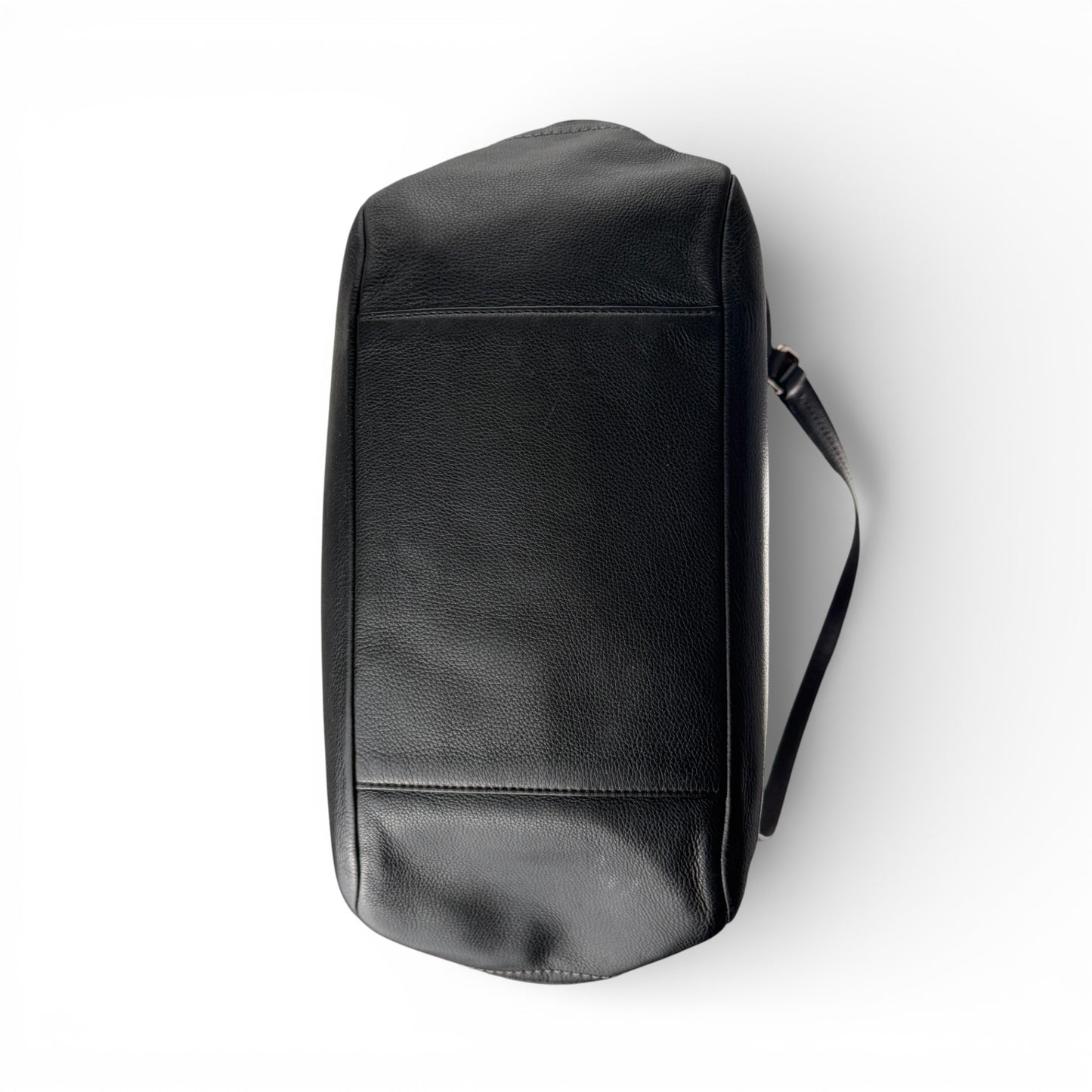 COACH SIGNATURE BLACK SHOPPER BAG