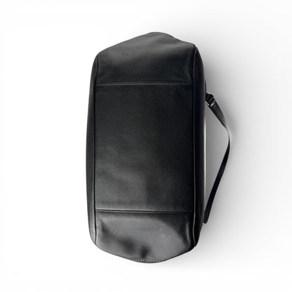 COACH SIGNATURE BLACK SHOPPER BAG