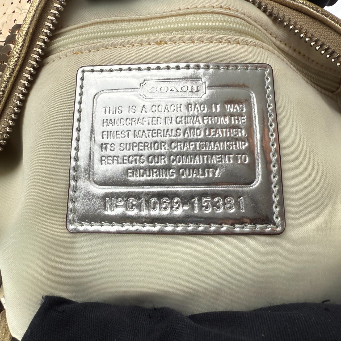 COACH SOHO PLEATED SIGNATURE TOTE 