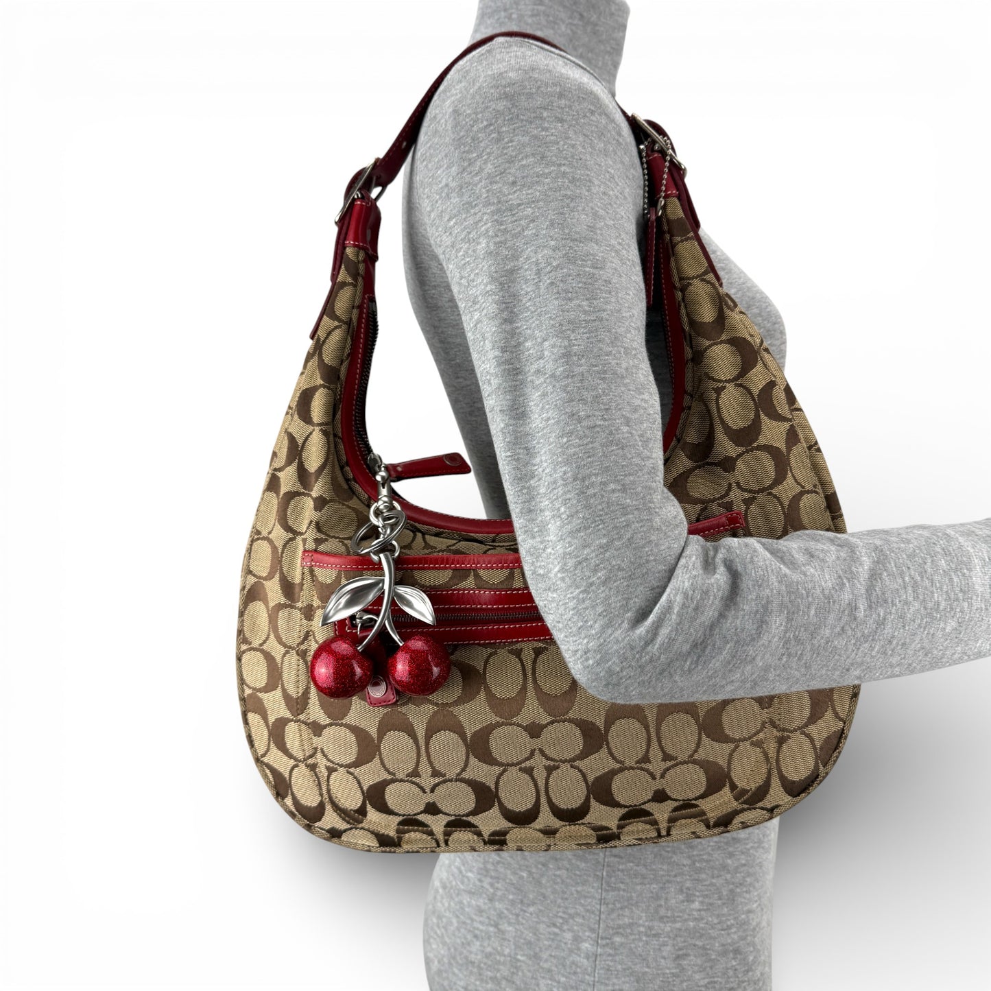 COACH SIGNATURE JACQUARD HOBO BAG