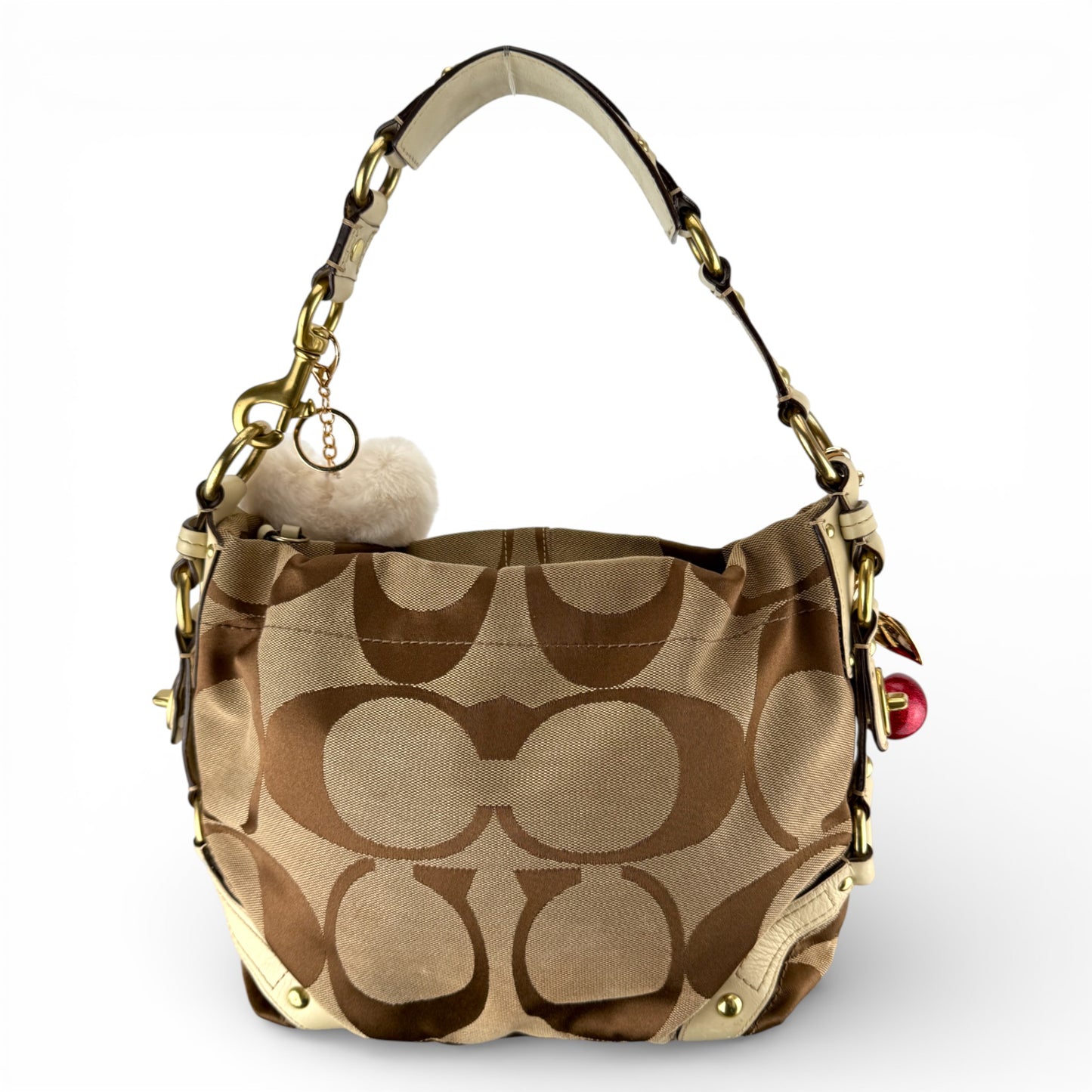 COACH SIGNATURE CARLY SHOULDER BAG