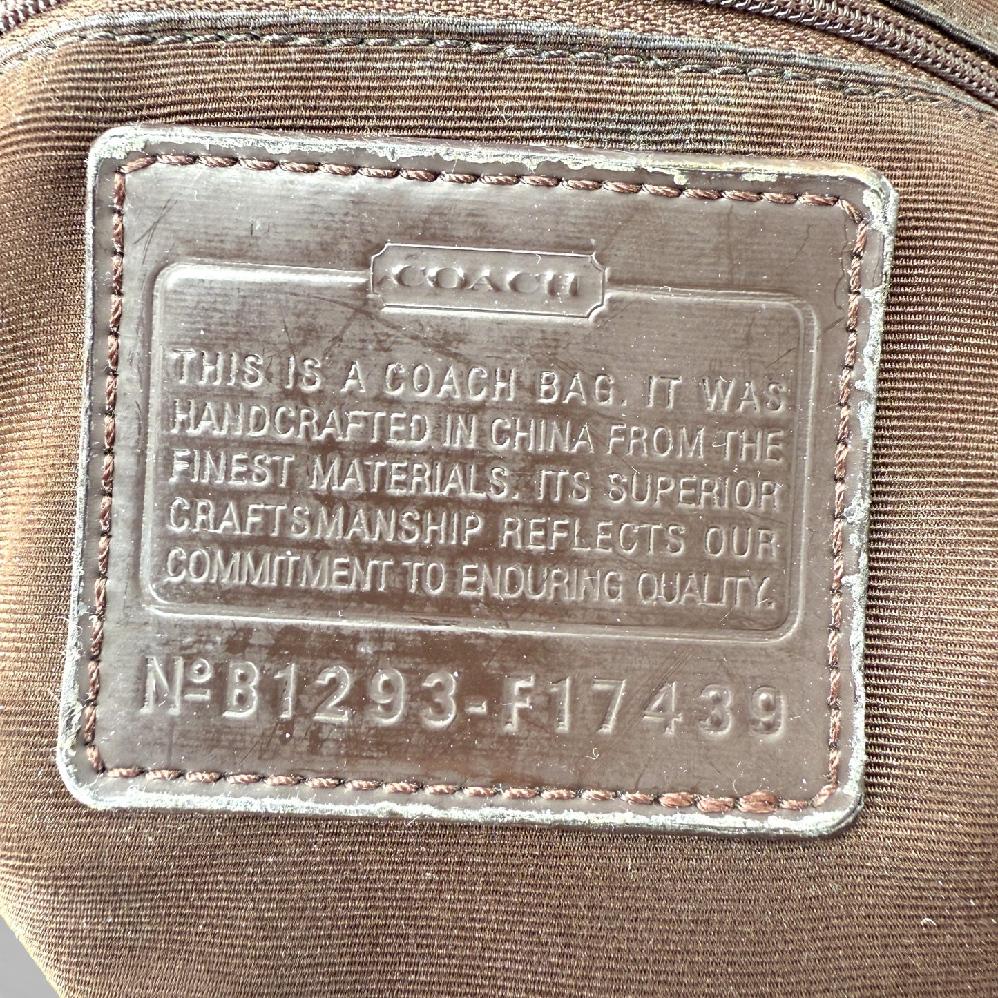 COACH SIGNATURE 2-WAY BAG