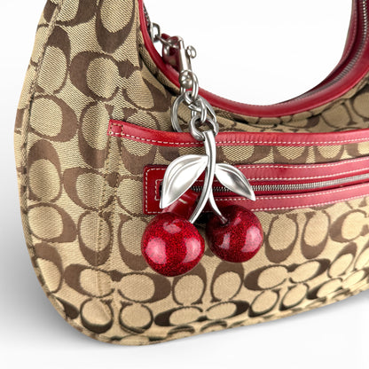 COACH SIGNATURE JACQUARD HOBO BAG