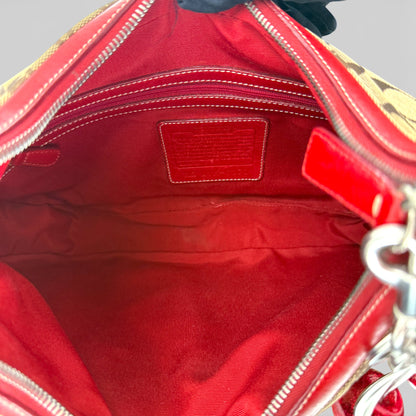 COACH SIGNATURE JACQUARD HOBO BAG