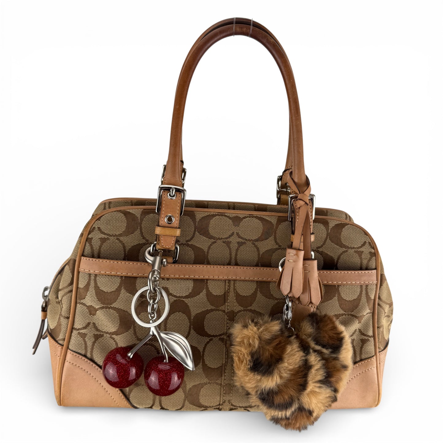 COACH SIGNATURE HAMPTONS SATCHEL BAG