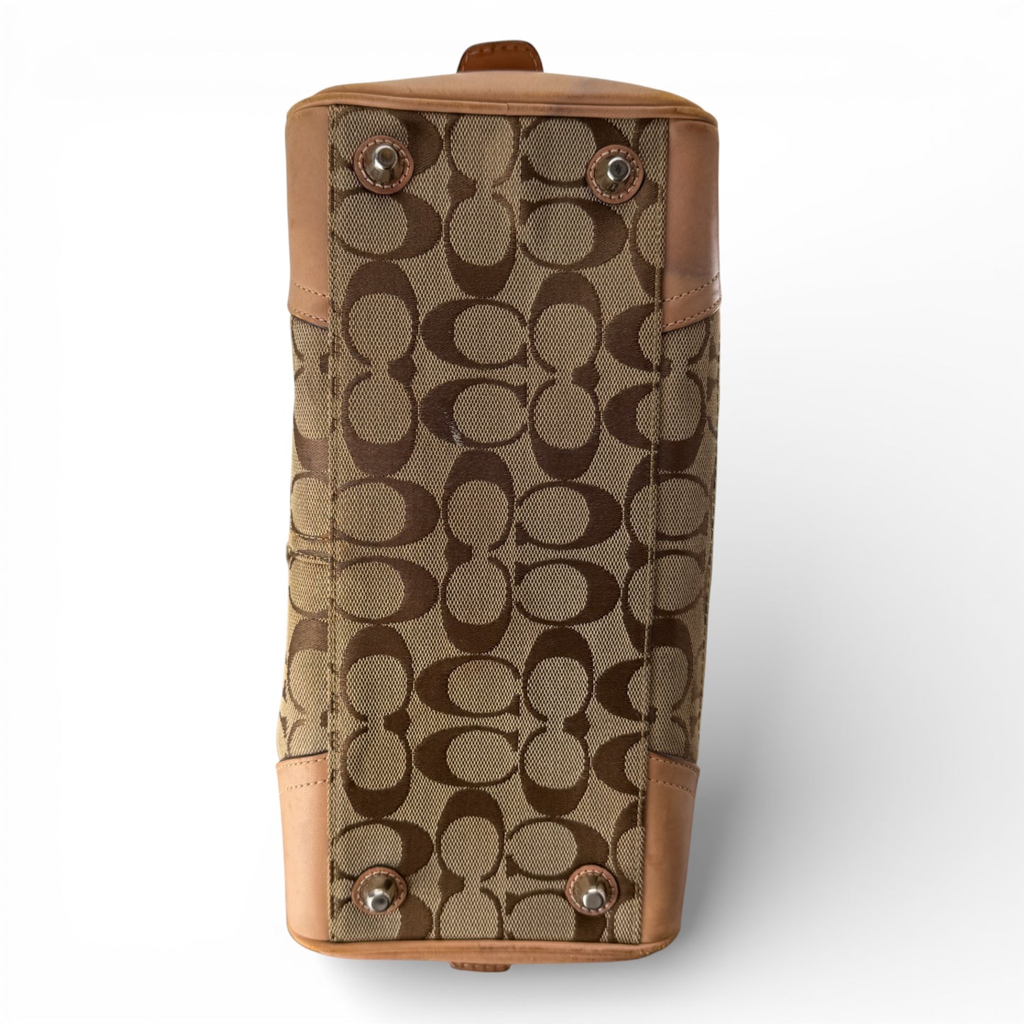 COACH SIGNATURE HAMPTONS SATCHEL BAG