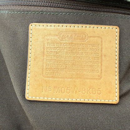 COACH SIGNATURE HAMPTONS SATCHEL BAG