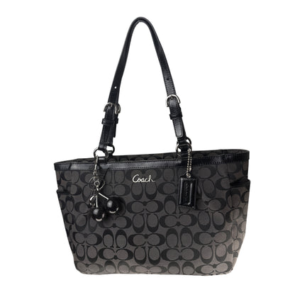 COACH SIGNATURE JACQUARD STRIPE BAG (LARGE) 
